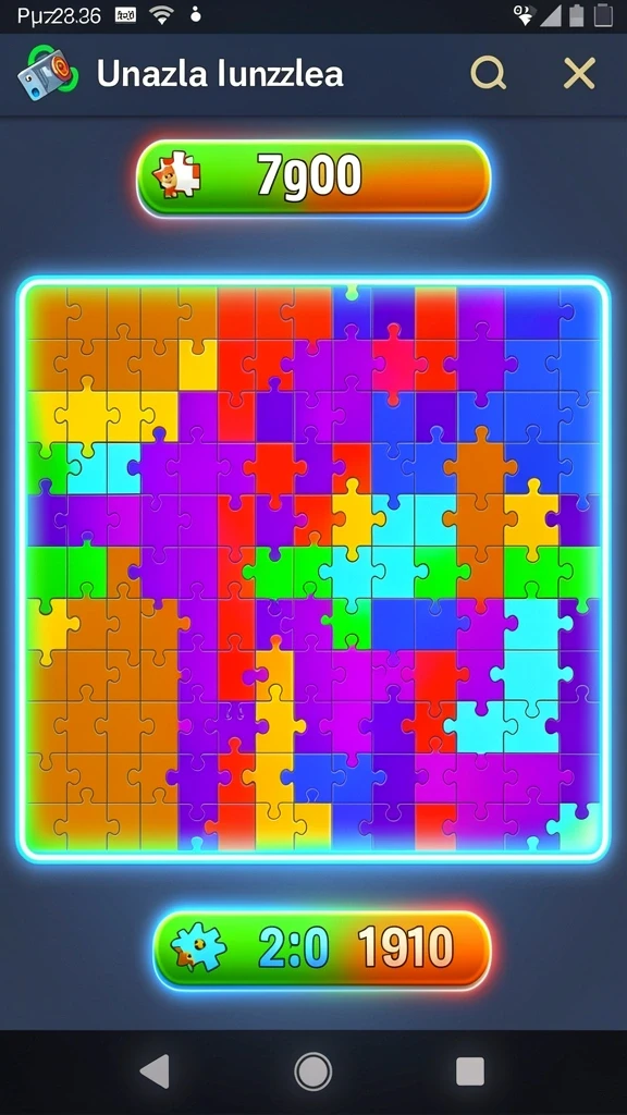 8180 - Tampilan layar awal game dengan karakter menarik.