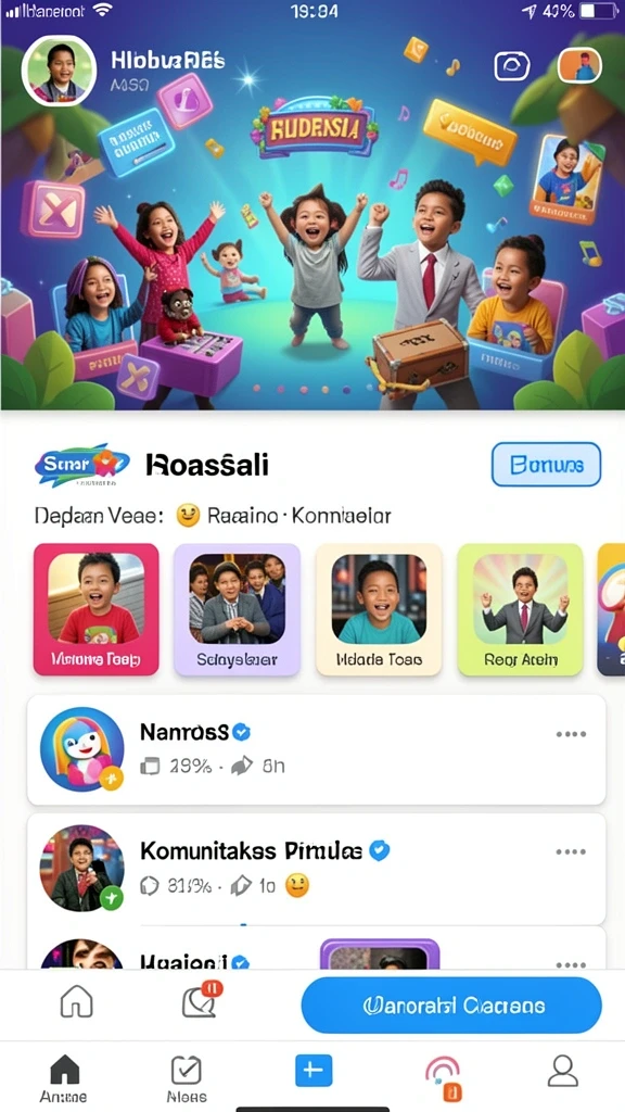 planet77 - Skrinsut menunjukkan karakter utama yang menghadapi tantangan baru.