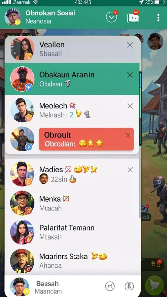 rpvip4 - Kegiatan sosial di dalam RPVIP4 dengan teman-teman.